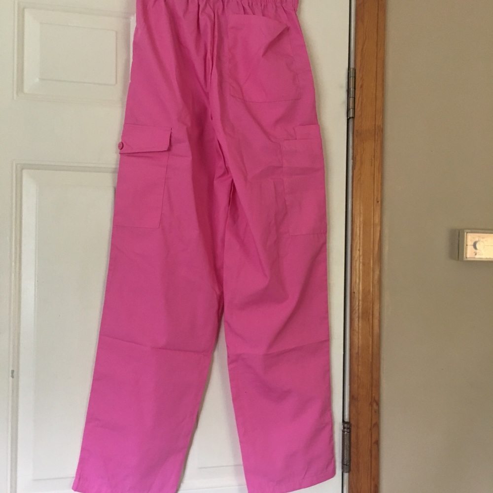 NWT Adar Uniforms Lipstick Pink Scrub Bottoms